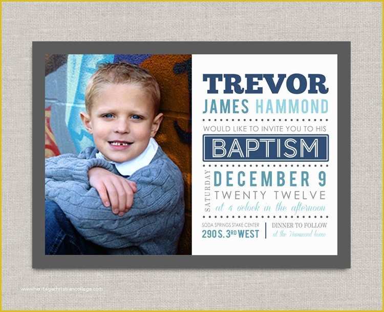 Free Lds Baptism Invitation Template Of Lds Baptism Invitation Trevor
