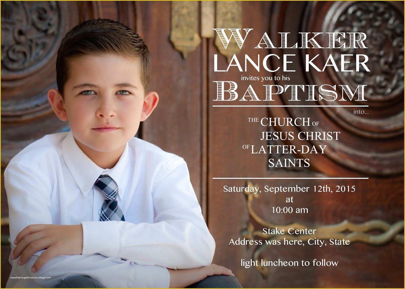 Free Lds Baptism Invitation Template Of Lds Baptism Invitations order Lds Baptism Invitations