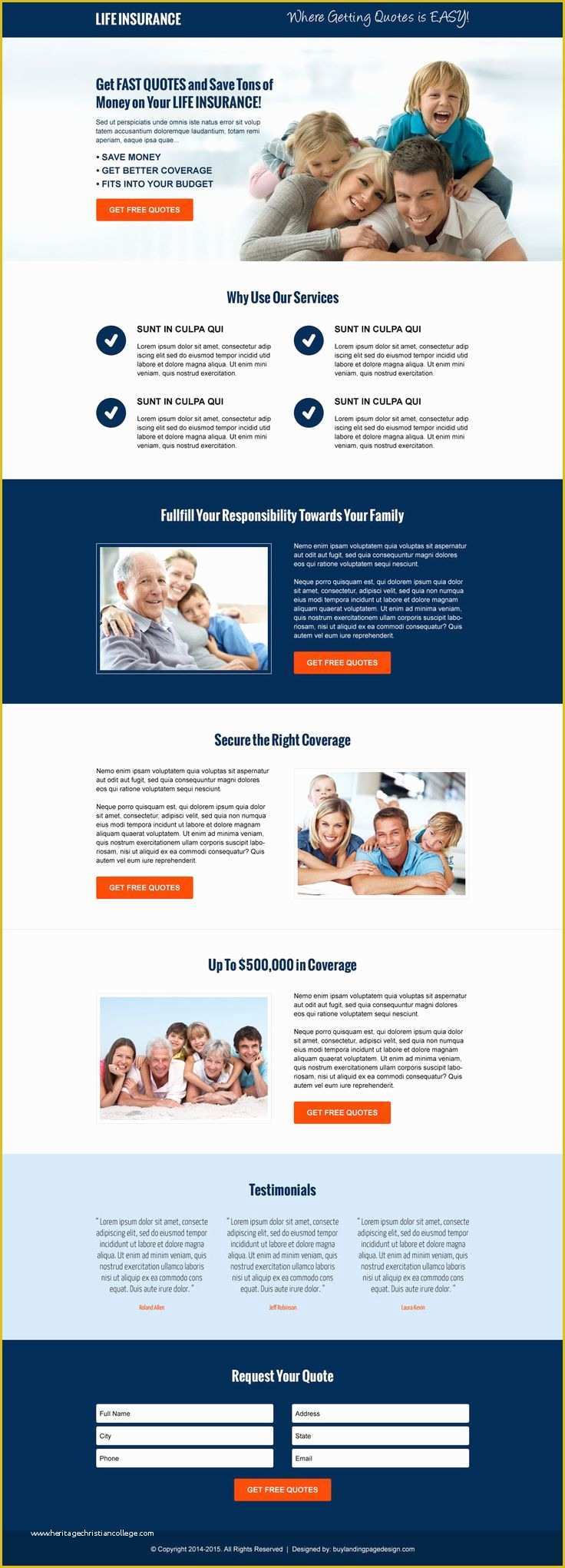 Free Lead Capture Page Templates Of 81 Best Life Insurance Landing Page Design Images On