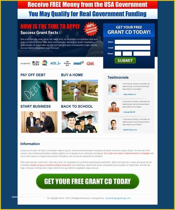 Free Lead Capture Page Templates Of top 50 Landing Page Designs 2014 to Increase Conversion