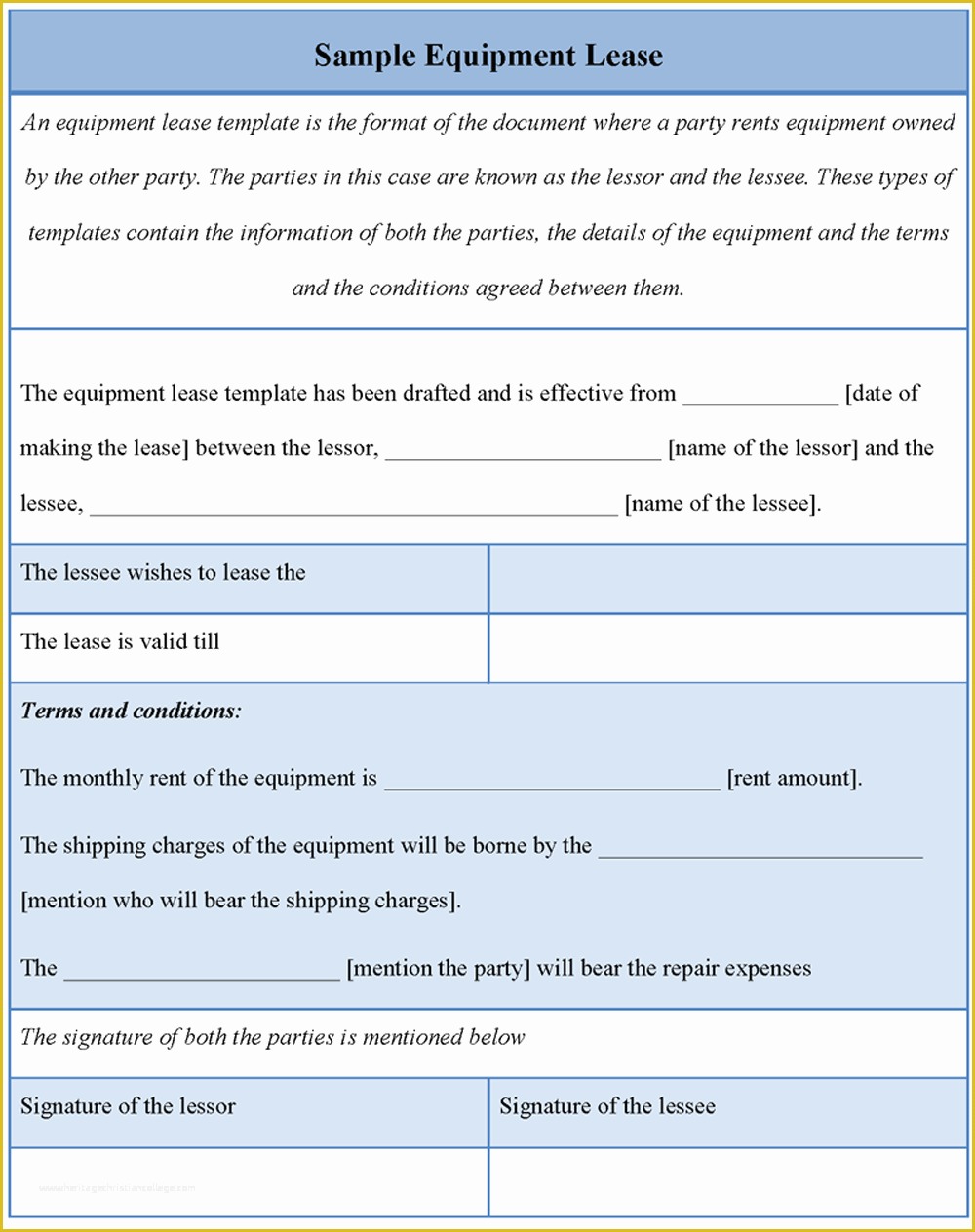 free-lease-purchase-agreement-template-of-10-best-of-equipment-rental-agreement-template-free