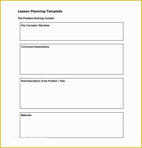 Free Lesson Plan Template Word Of 7 Teacher Lesson Plan Templates Doc Pdf Excel