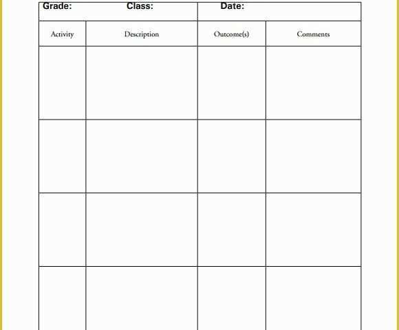 Free Lesson Plan Template Word Of 9 Music Lesson Plan Templates Download for Free