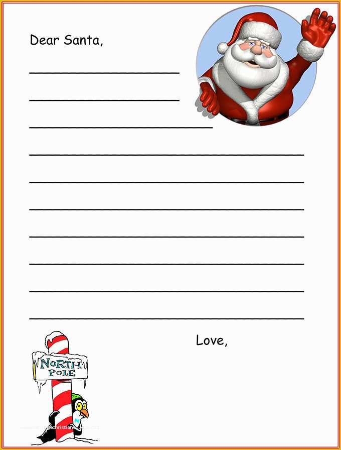 Free Letter Santa Template Download Of Santa Letter Santa Letter Template