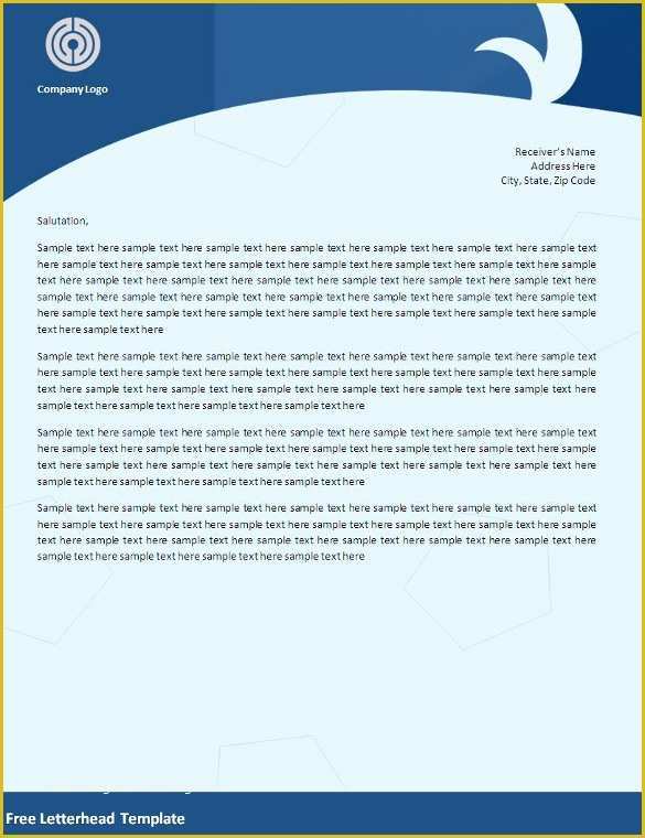 Free Letterhead Template Word Of 32 Word Letterhead Templates Free Samples Examples