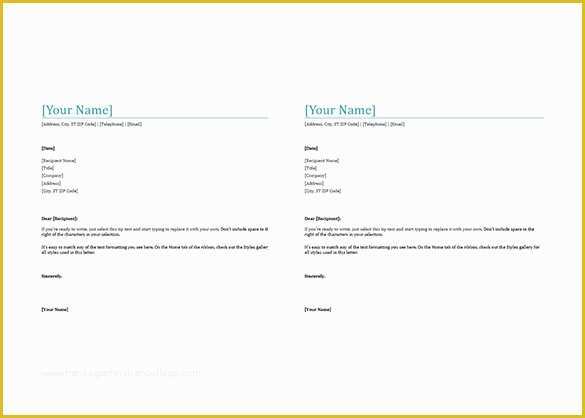 Free Letterhead Template Word Of 35 Free Download Letterhead Templates In Microsoft Word
