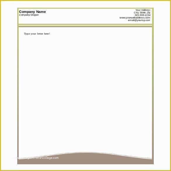 Free Letterhead Template Word Of 35 Free Download Letterhead Templates In Microsoft Word