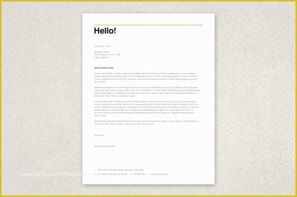 Free Letterhead Template Word Of Free Letterhead Template 22 Free Word Pdf format