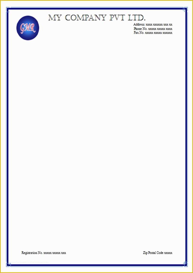 Free Letterhead Template Word Of Free Letterhead Templates