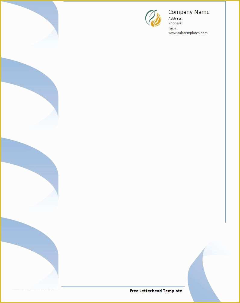 Free Letterhead Template Word Of Free Letterhead Templates