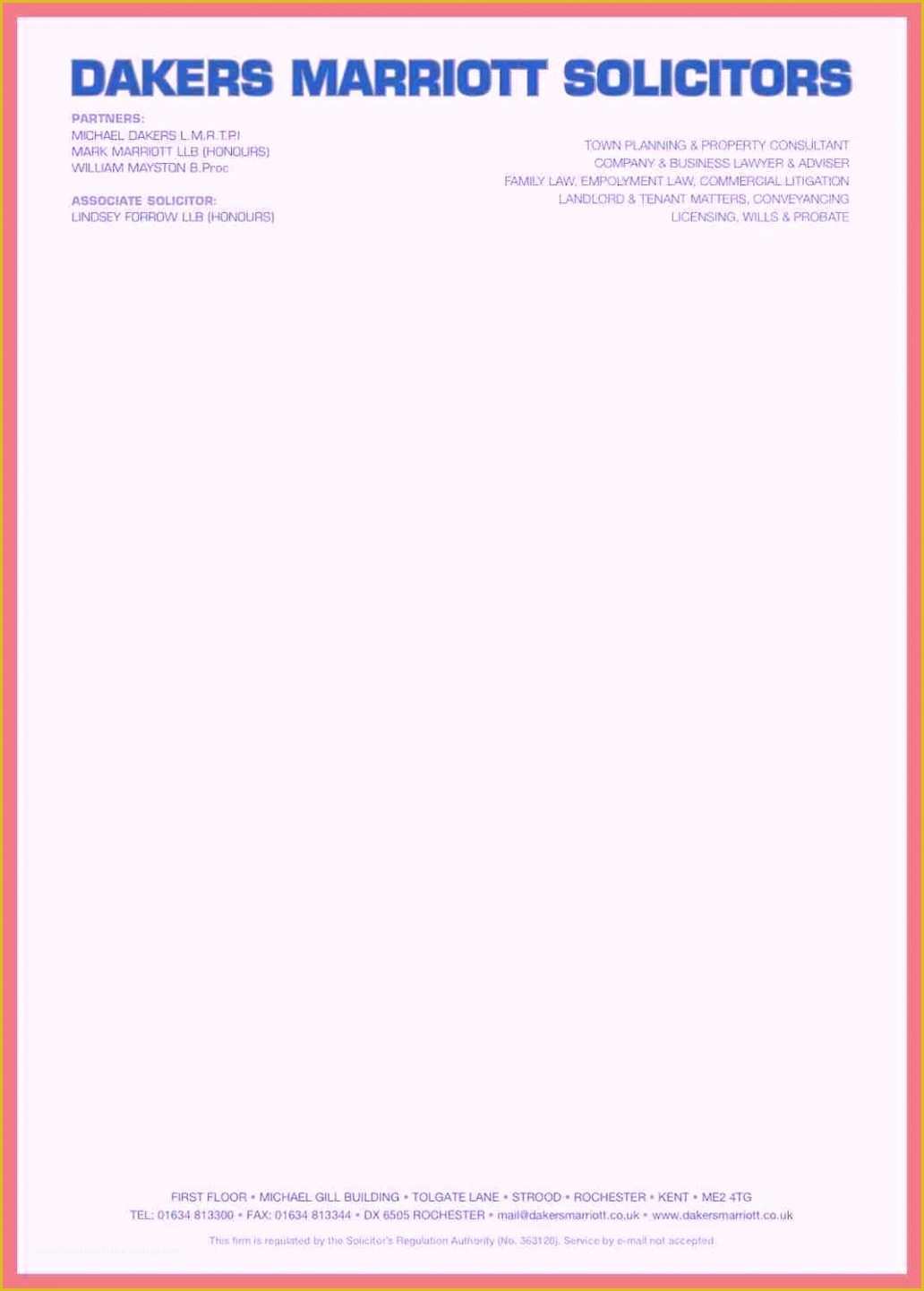 Free Letterhead Template Word Of Free Pany Letterhead Template Word