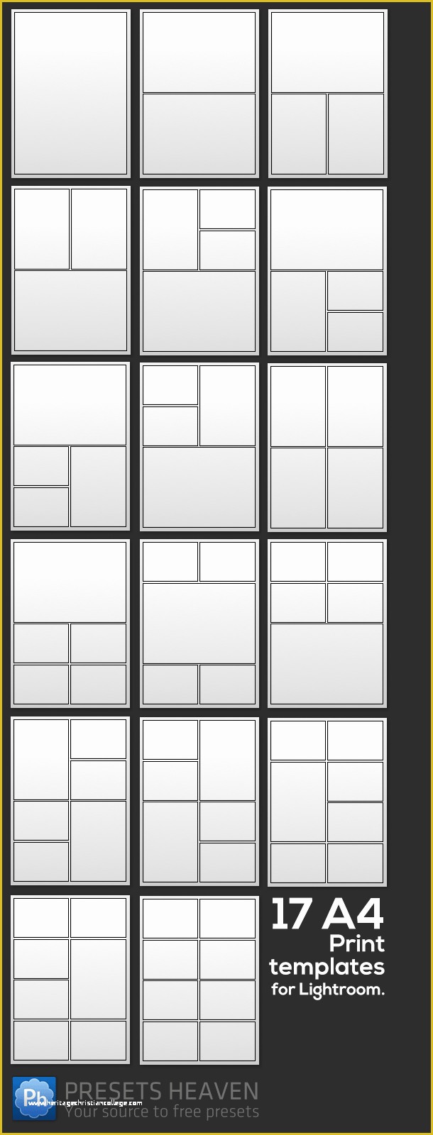 Free Lightroom Collage Templates Of 17 Free Print Templates for Lightroom Presets