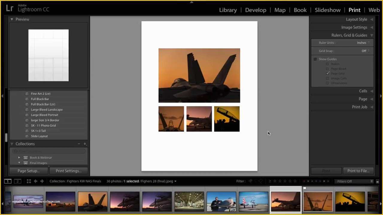 Free Lightroom Collage Templates Of Designing A 1 3 Layout Custom Lightroom Print Template