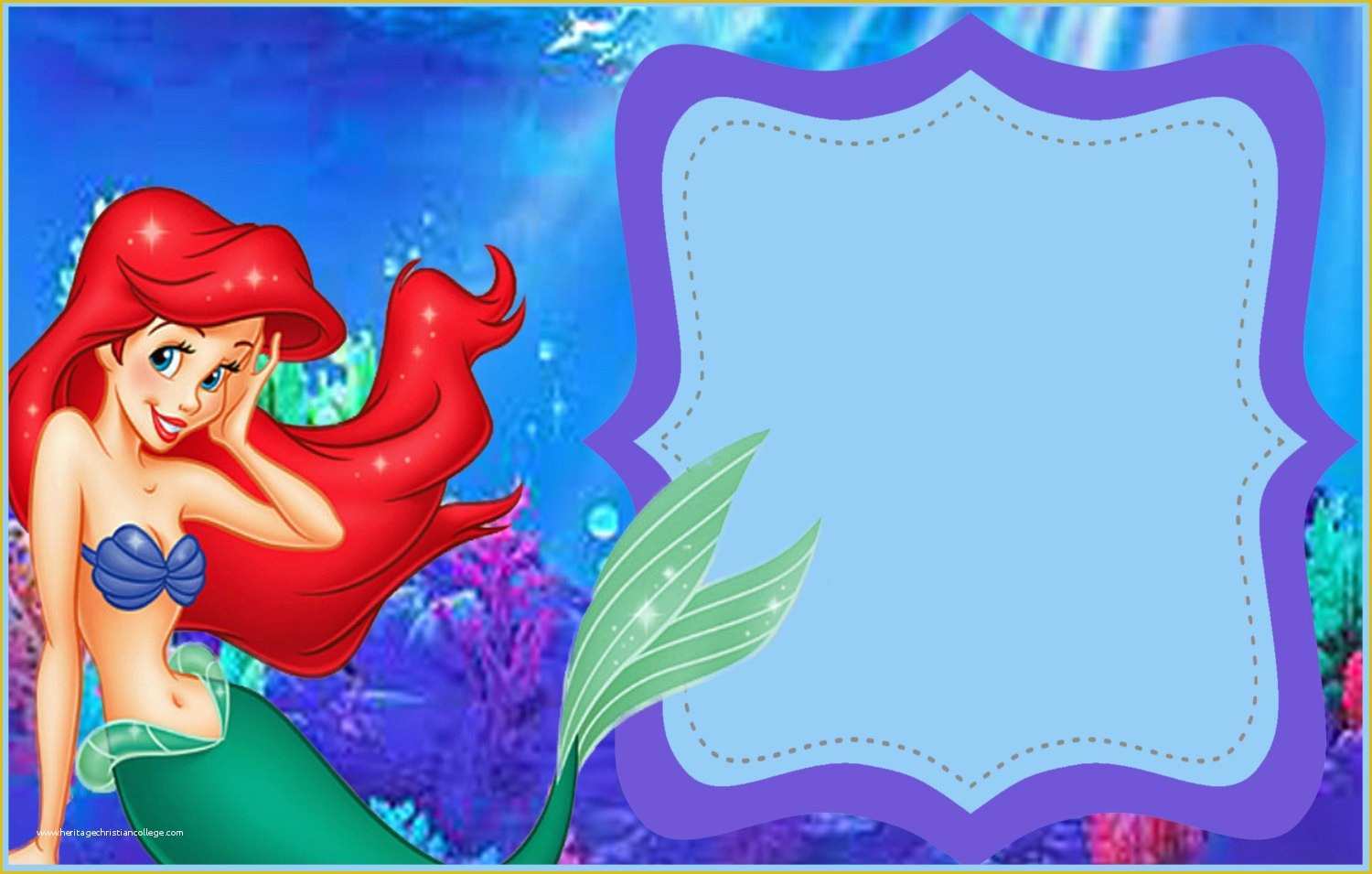 free-little-mermaid-invitation-templates-of-little-mermaid-invitation