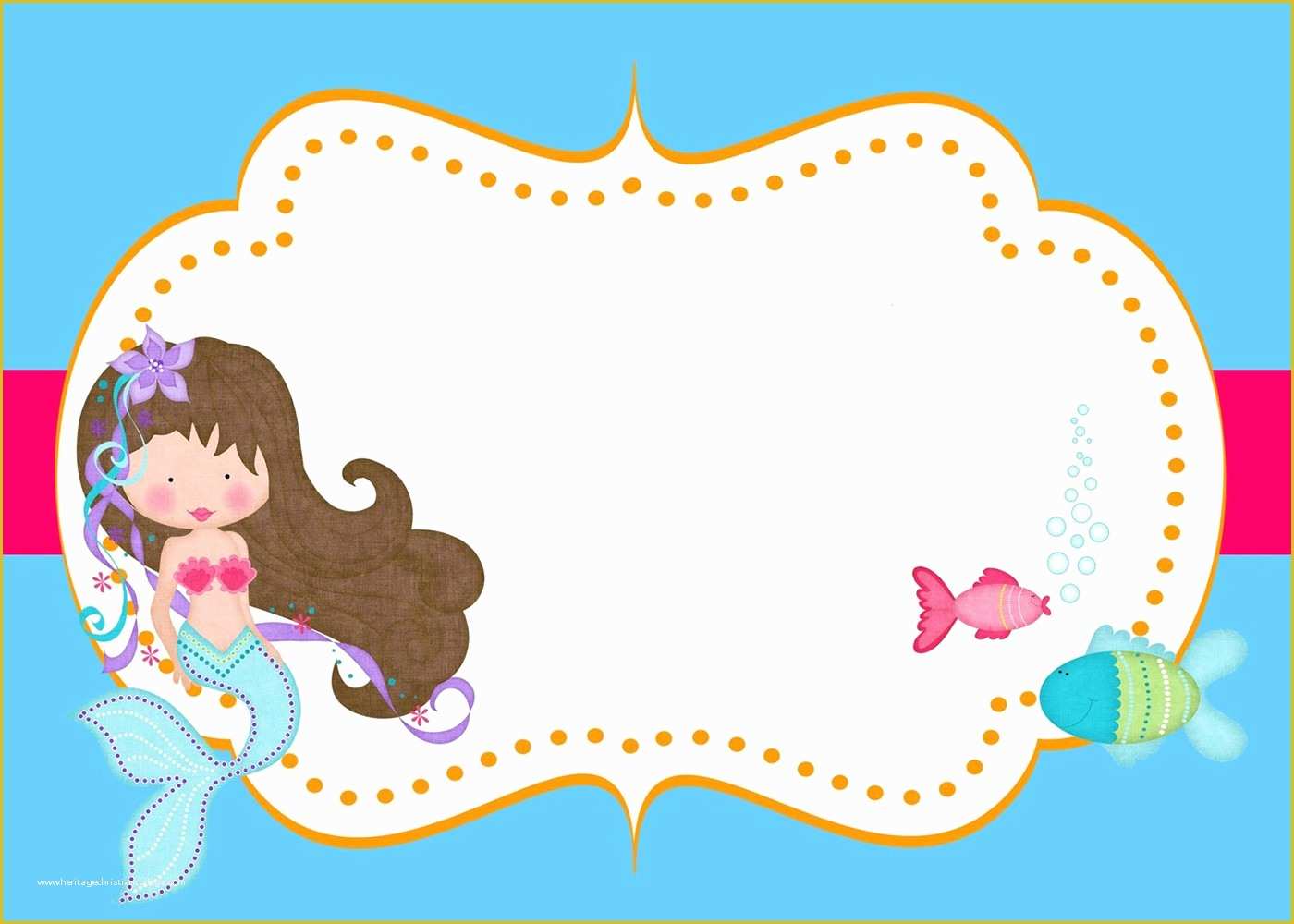 free-little-mermaid-invitation-templates-of-little-mermaid-invitation