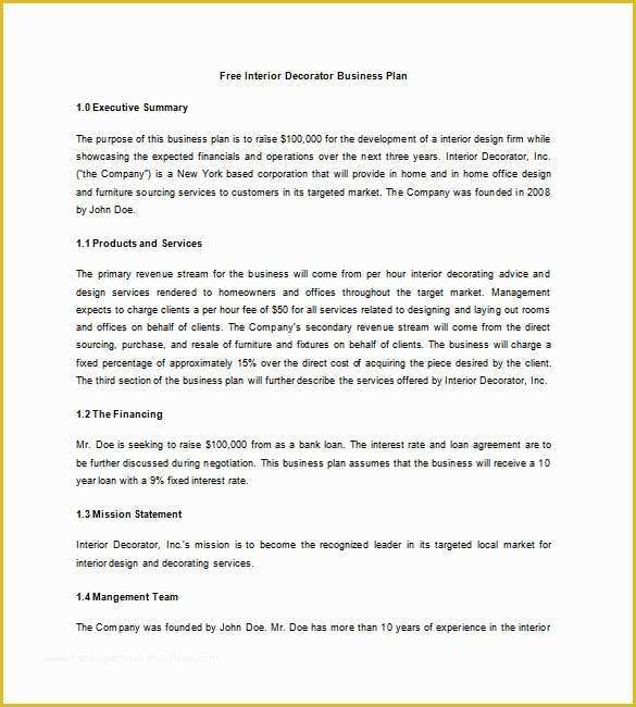 Free Llc Business Plan Template Of Executive Summary Business Plan Template Free Free Llc