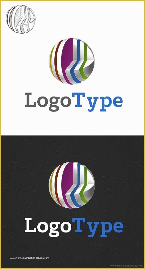 Free Logo Templates Of 3d Logo Design Template Free Logo Design Templates