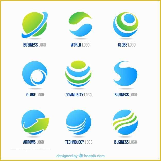 Free Logo Templates Of Free Set 300 Logo Templates