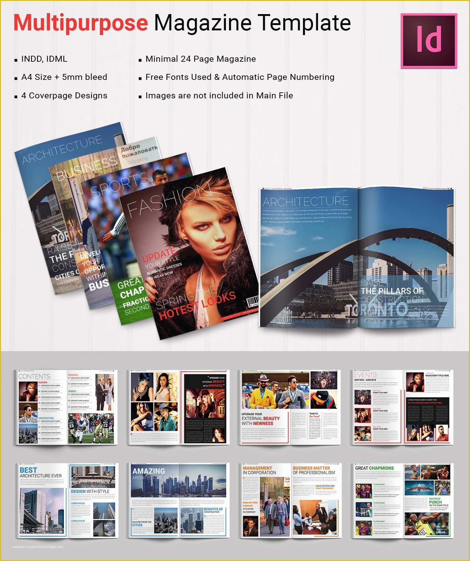 Free Magazine Layout Templates Of 55 Brand New Magazine Templates Free 