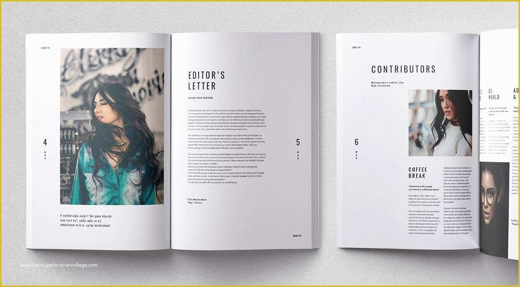 Free Magazine Layout Templates Of Cult Adobe Indesign Magazine Template