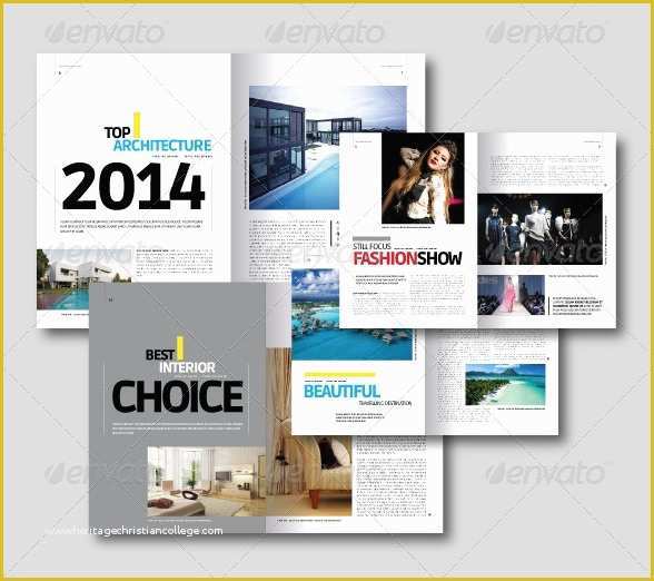 Free Magazine Layout Templates Of Free and Premium Print Magazine Templates