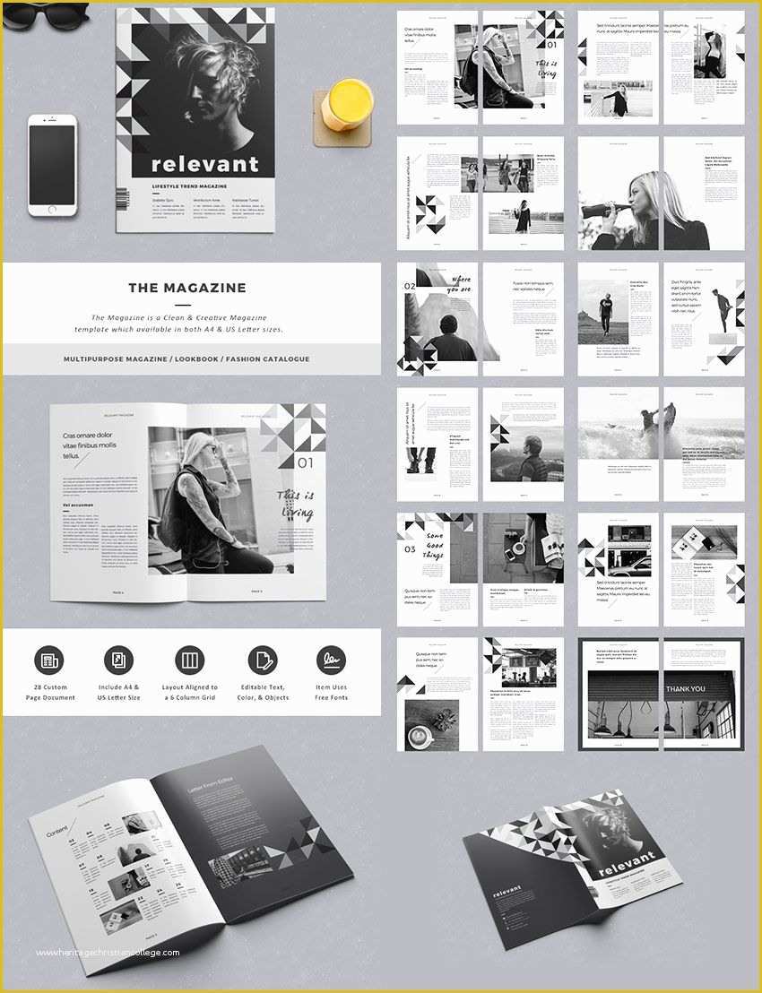 Free Magazine Layout Templates Of the Magazine Elegant Layout Design