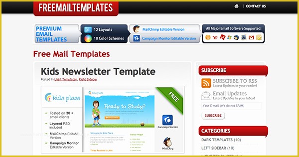 Free Mailchimp Templates Of Free Mailchimp Templates