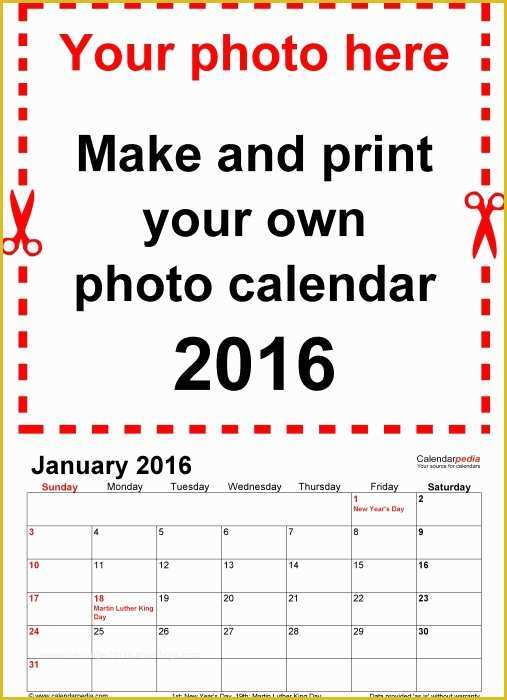 Free Make Your Own Calendar Templates Of Create Your Own Printable Calendar