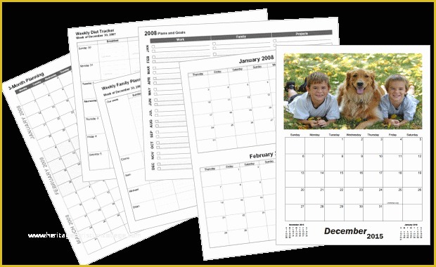 Free Make Your Own Calendar Templates Of Personalised Calendar 2014