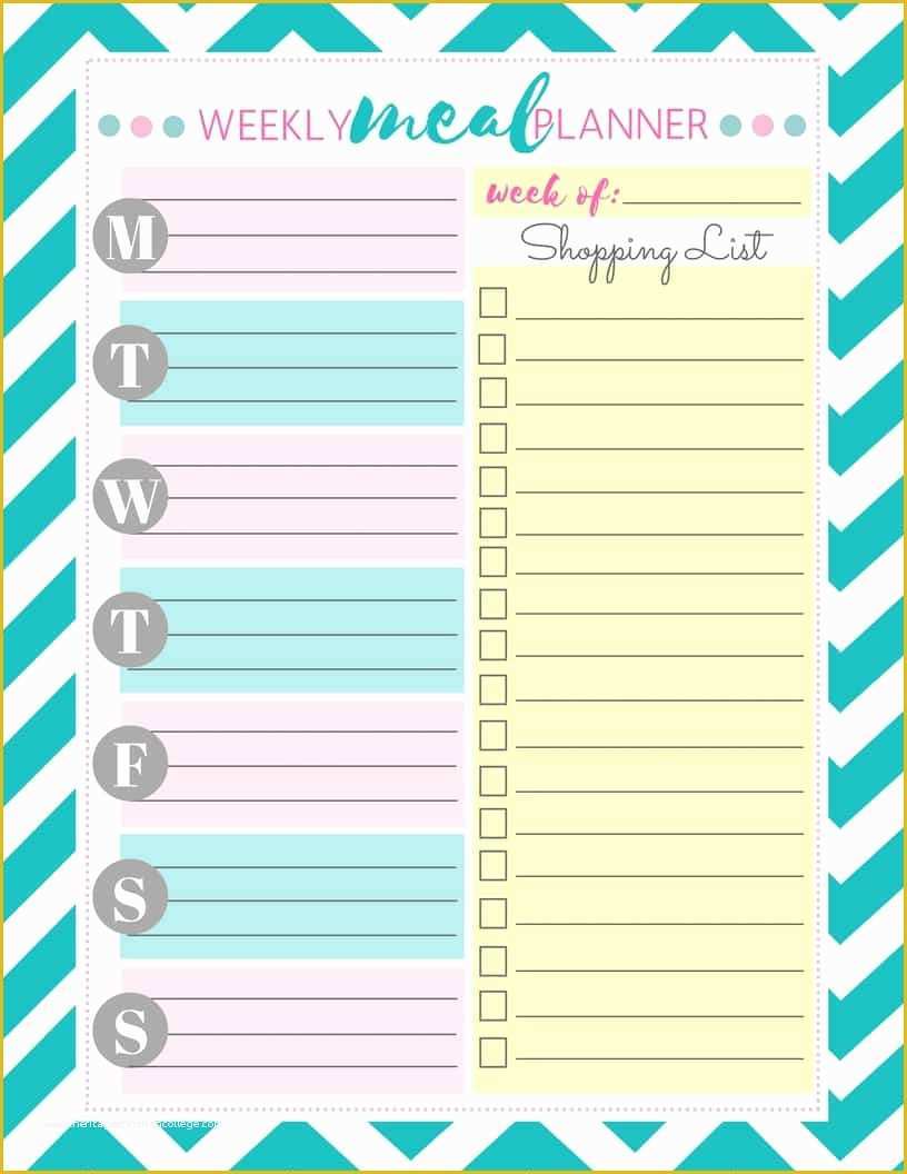 Free Meal Planner Template Of My solution to Meal Planning Free Weekly Meal Planner