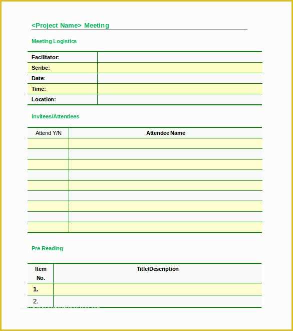 Free Meeting Minutes Template Word Of 50 Meeting Agenda Templates Pdf Doc