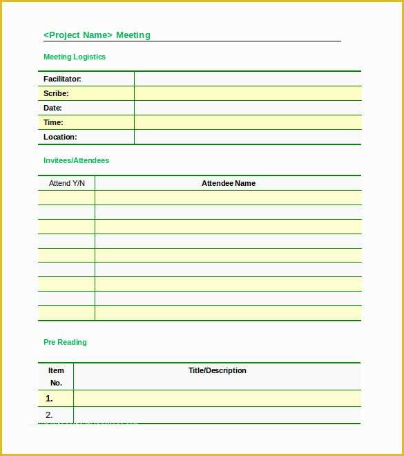 Free Meeting Minutes Template Word Of 50 Meeting Agenda Templates Pdf Doc