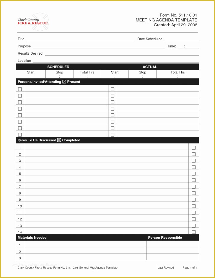 Free Meeting Minutes Template Word Of Microsoft Word Meeting Agenda Template Free