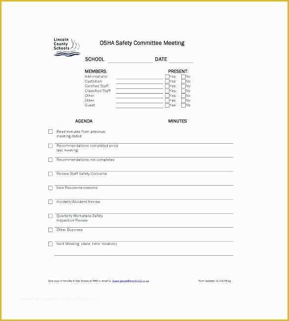 Free Meeting Minutes Template Word Of Mittee Agenda Template Meeting Sign F Sheet