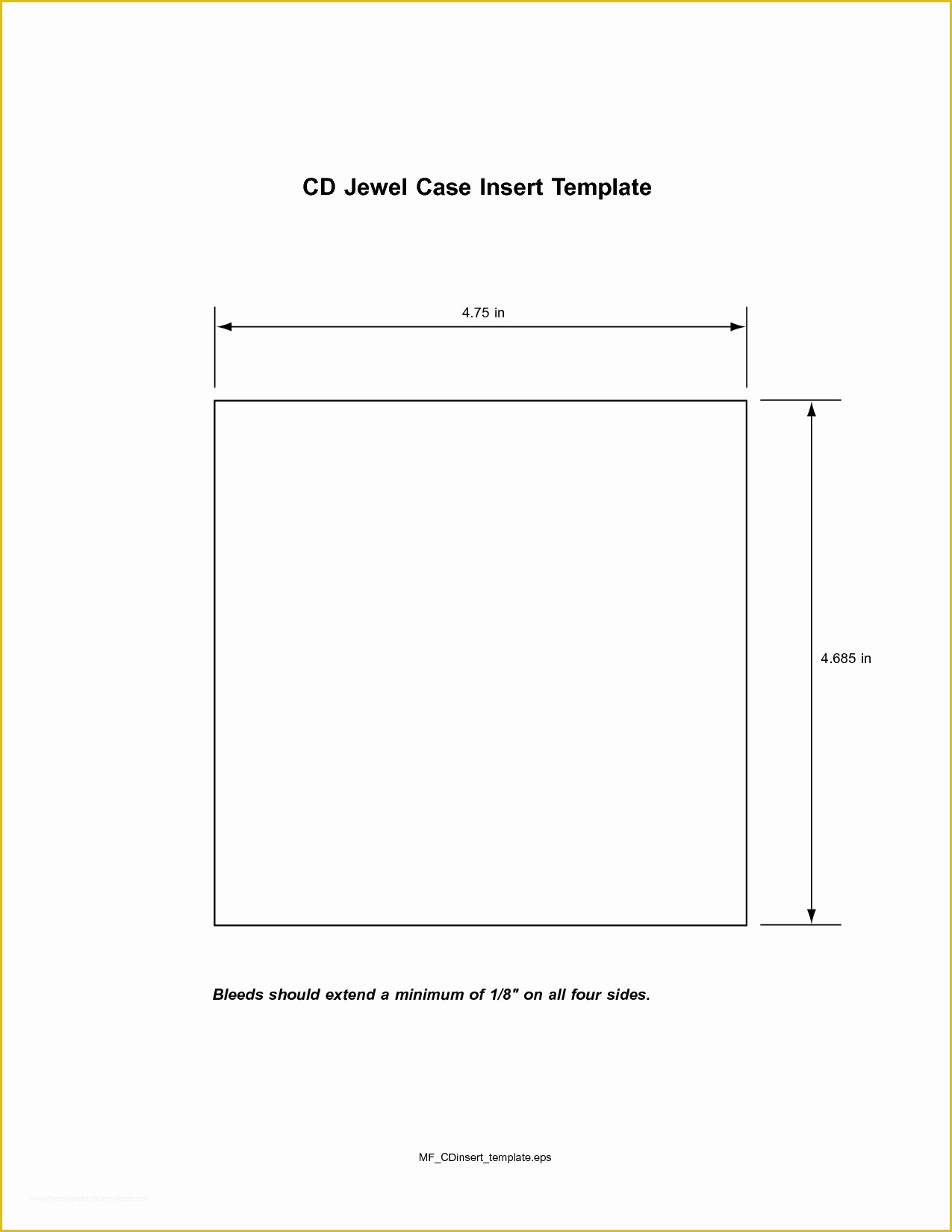 memorex cd label refill template