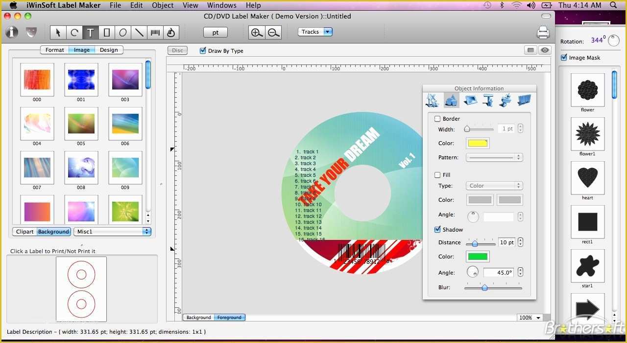 Free Memorex Cd Label Template for Mac Of Memorex Label Maker Template Mac Free Cd Label Maker