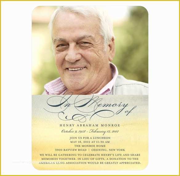 Free Memorial Card Template Of 21 Obituary Card Templates – Free Printable Word Excel