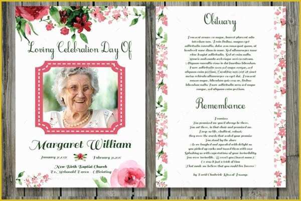 Free Memorial Card Template Of Funeral Prayer Cards Templates Free Download Aashe