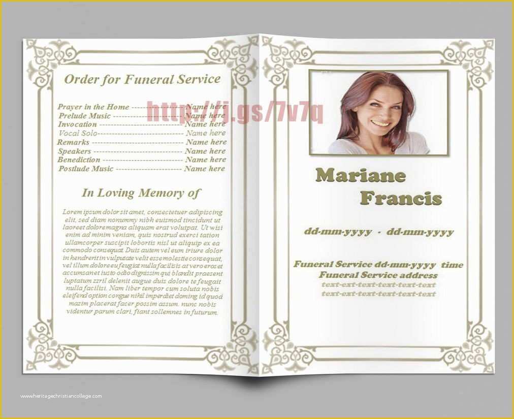 Free Memorial Card Template Of Lovely Memorial Cards for Funeral Template Free