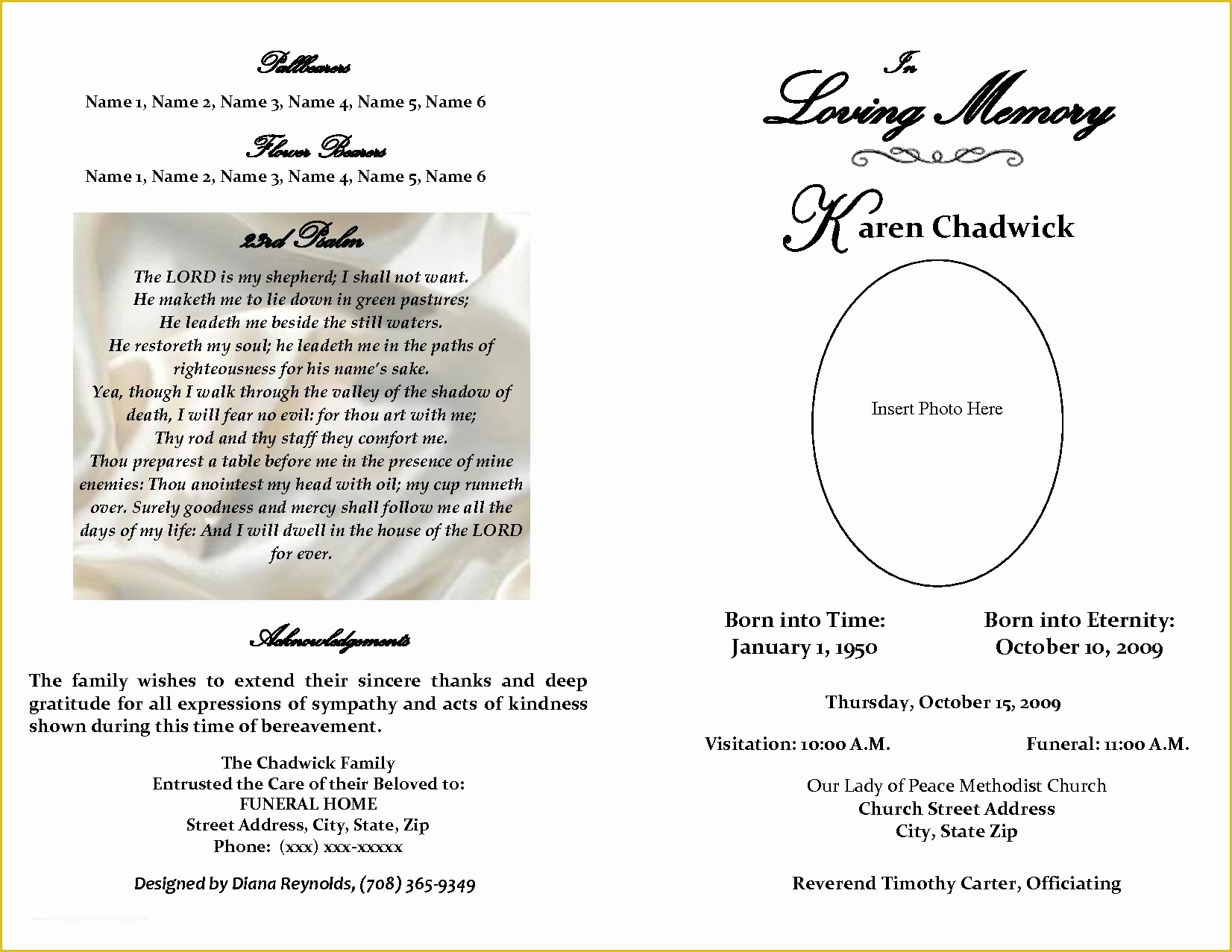 Free Memorial Templates Of 8 Free Obituary Templatesagenda Template Sample