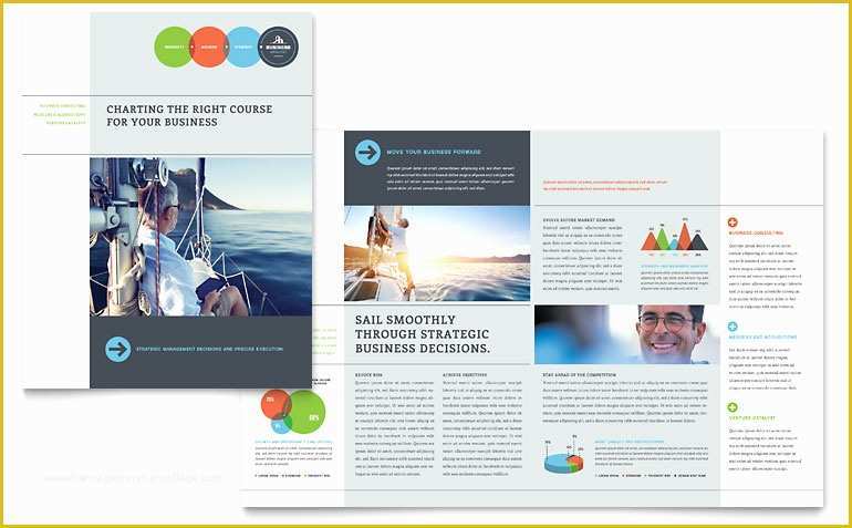 Free Microsoft Publisher Templates Of Business Analyst Brochure Template Word & Publisher