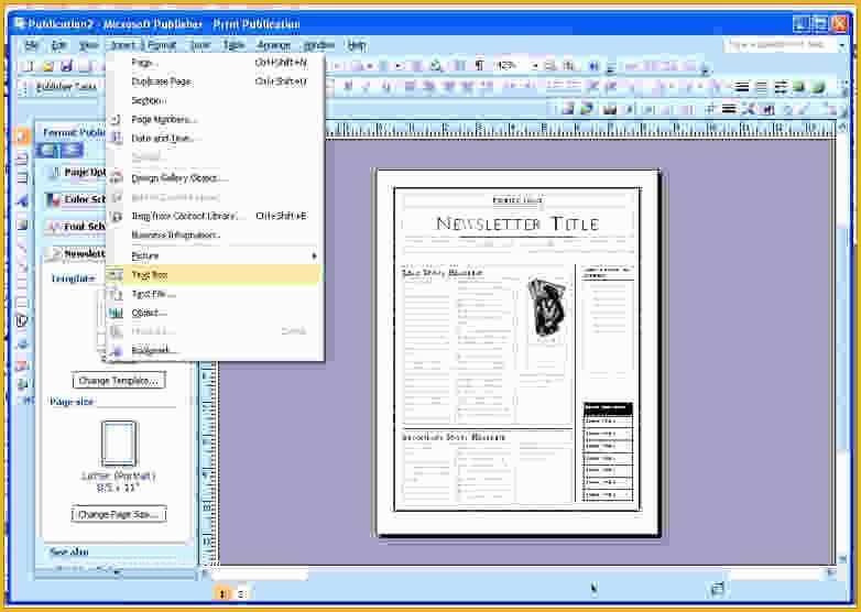 Free Microsoft Publisher Templates Of Download Free Templates In Publisher 2003 Blackraven