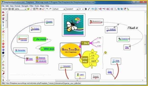 Free Mind Map Template Of Freeplane Free Mind Mapping software for Windows Mac and