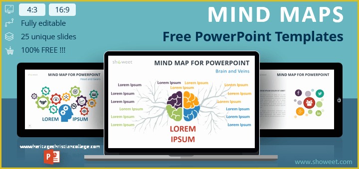 Free Mind Map Template Of Mind Map Templates for Powerpoint