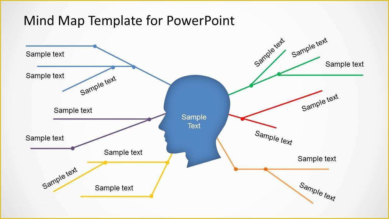 Free Mind Map Template Of Simple Mind Map Template for Powerpoint Slidemodel