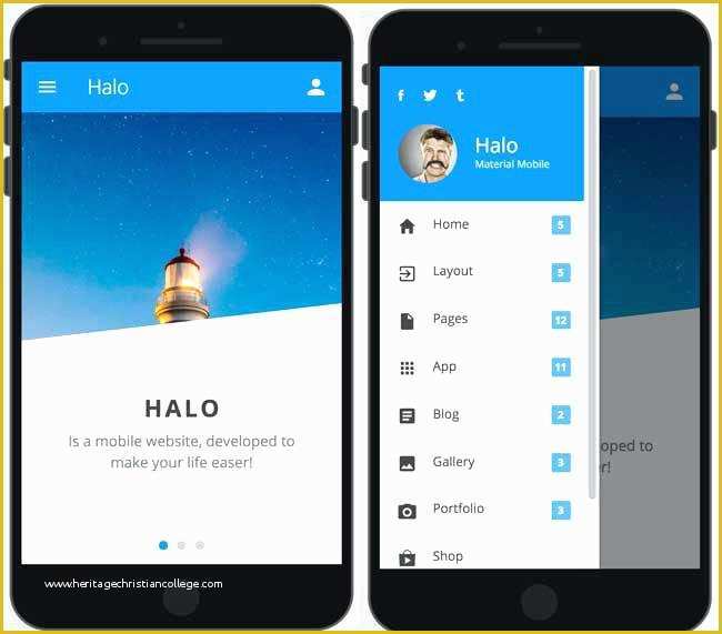 Free Mobile App Templates Of Free Mobile App Templates Material Design Icons Template