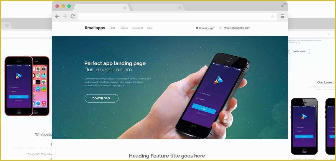 Free Mobile App Templates Of top 6 Free Mobile App Landing Page Template topmostblog