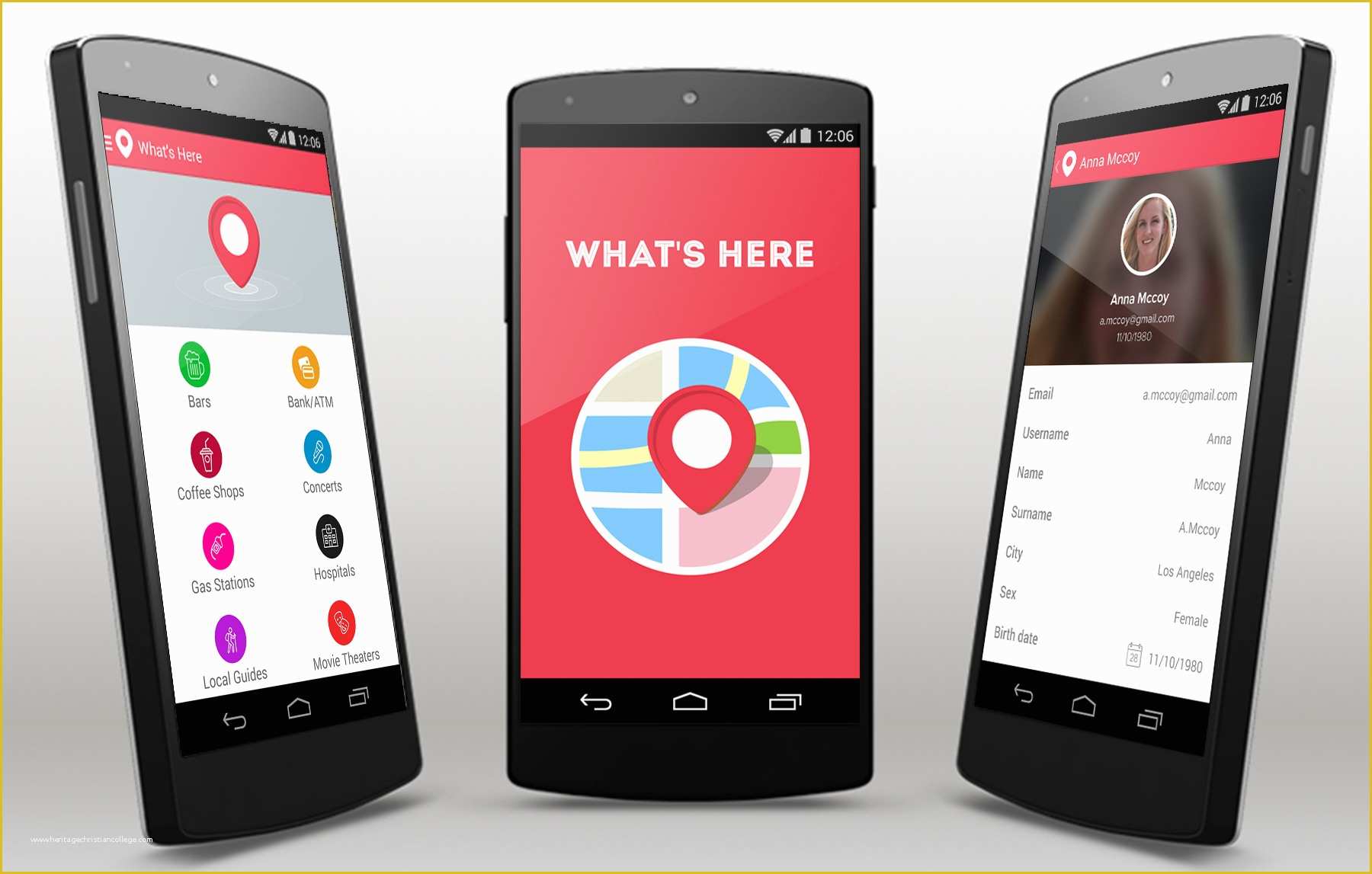Free Mobile App Templates Of What S Here android App Template
