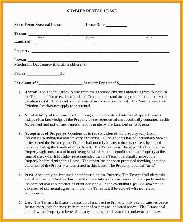 Free Month to Month Rental Agreement Template Of 11 Rental Lease