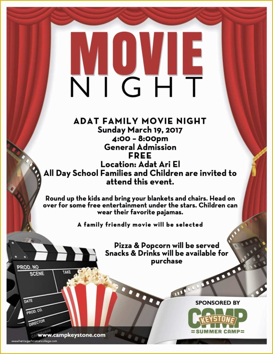 Free Movie Night Flyer Template Of 002 Free Movie Night Flyer Template Download Our Sample